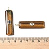 Natural Tiger Eye Pendants G-H318-03G-02-3