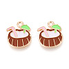 Beach Theme Alloy Enamel Pendants ENAM-T022-33D-1