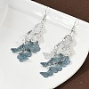 430 Stainless Steel Butterfly Dangle Earrings EJEW-A137-02P-01-3