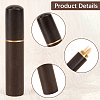 3pcs 3 Colors Sandalwood Leather Craft Sewing Needles Case Box AJEW-GF0011-72-5