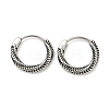 316 Surgical Stainless Steel Hoop Earrings LS-EJEW-D096-09O-AS-1