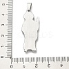 304 Stainless Steel Pendants STAS-Q343-05A-P-3