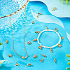 12Pcs 12 Styles Ocean Theme Brass Micro Pave Cubic Zirconia Pendants KK-TA0003-33-8