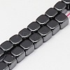 Electroplate Non-magnetic Synthetic Hematite Beads Strands G-J172-2x2mm-04-3
