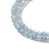 Natural Aquamarine Beads Strands G-B074-B01-01-4