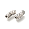 304 Stainless Steel Curved Tube Beads STAS-I321-27P-2