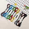 10 Skeins 12-Ply Metallic Polyester Embroidery Floss OCOR-WH20074-12A-3