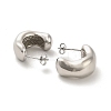 Rack Plating Brass Stud Earrings EJEW-M240-08P-2
