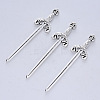 Tibetan Style Alloy Cabochons TIBE-R316-143AS-RS-1