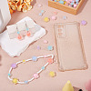 200Pcs 4 Styles Frosted Transparent Acrylic Beads OACR-TA0003-54-7
