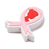Awareness Ribbon Theme Silicone Beads SL-CBAD2AE-01A-01-2