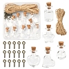 DIY Wishing Bottle Pendant Decoration Making Kit DIY-FS0004-97-1
