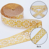 Gorgecraft Ethnic Style Polyester Silk Grosgrain Ribbon OCOR-GF0003-67A-6