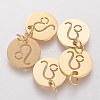 304 Stainless Steel Charms STAS-Q201-T445-5G-1