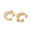 Real 14K Gold Plated 304 Stainless Steel Pendants STAS-L022-157G-C-2