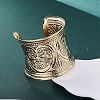 Alloy Arm Cuff Bangles Girl Women AJEW-A063-03G-3