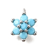 Brass Micro Pave Cubic Zirconia Pendants KK-D356-01B-P-1