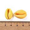 Baking Paint Cowrie Shell Beads SSHEL-M023-01K-3