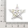 Rack Plating Brass Micro Pave Cubic Zirconia Buttons KK-K293-17P-01-3