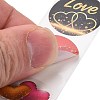 Valentine's Day Round Paper Stickers X-DIY-I107-03B-4