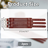 Punk Rock Style Leather Bracelets BJEW-WH0816-013A-2