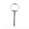 Tarnish Resistant 304 Stainless Steel Split Key Rings LS-STAS-G085-11-1