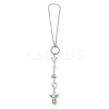 Angel Butterfly Glass Pendants Decirationgs HJEW-JM01936-4