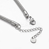 304 Stainless Steel Necklaces NJEW-P128-08P-3