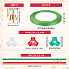 Acrylic with Plastic Christmas Candy Beading Set DIY-SC0026-81B-2