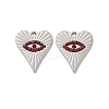 304 Stainless Steel Pendants STAS-L022-109P-03-1