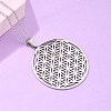 Non-Tarnish 201 Stainless Steel Pendant Necklaces NJEW-S105-JN624-45-1-4