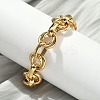 304 Stainless Steel Rolo Chain Bracelets for Women BJEW-S176-01G-A-2