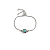 Fashionable Alloy Box Chain Slider Bracelets FS-WG96D3B-01-5