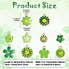60Pcs 10 Styles Golden Tone Alloy Enamel Pendants FIND-CJ0003-48-2