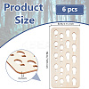 Wooden Foot Pads DIY-WH0021-57-2