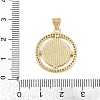 Brass Micro Pave Cubic Zirconia Pendants KK-P323-11G-G02-3