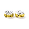 Brass Grade A Rhinestone Spacer Beads RB-A014-Z8mm-19S-1