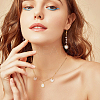 6Pcs 3 Styles Shell Pendants STAS-CA0001-49-6