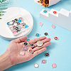 52Pcs 26 Style Alloy Enamel Links Connectors ENAM-YS0001-07-5