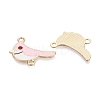 Alloy Enamel Connector Charms PALLOY-Q467-02G-01-2