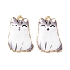 Alloy Enamel Pendants ENAM-M046-12G-D-2