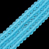 Transparent Glass Beads Strands EGLA-A034-T4mm-MD08-2