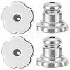 12Pcs Brass Ear Nuts KK-BBC0016-30P-1