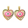 Real 18K Gold Plated Brass Pendants KK-L209-011G-03-1
