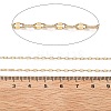 10M Brass Coffee Bean Chains CHC-L052-01B-G-2