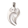 Non-Tarnish 316 Surgical Stainless Steel Big Pendants STAS-Z073-42AS-1