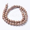 Natural Wood Beads Strands X-WOOD-J001-02-6mm-3