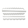 5Pcs 5 Styles Carbon Steel Lace Cutting Dies Stencils DIY-UN0003-71-1