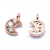 Brass Charms ZIRC-J040-35RG-02-NR-2