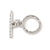 Alloy Toggle Clasps FIND-B047-13P-2